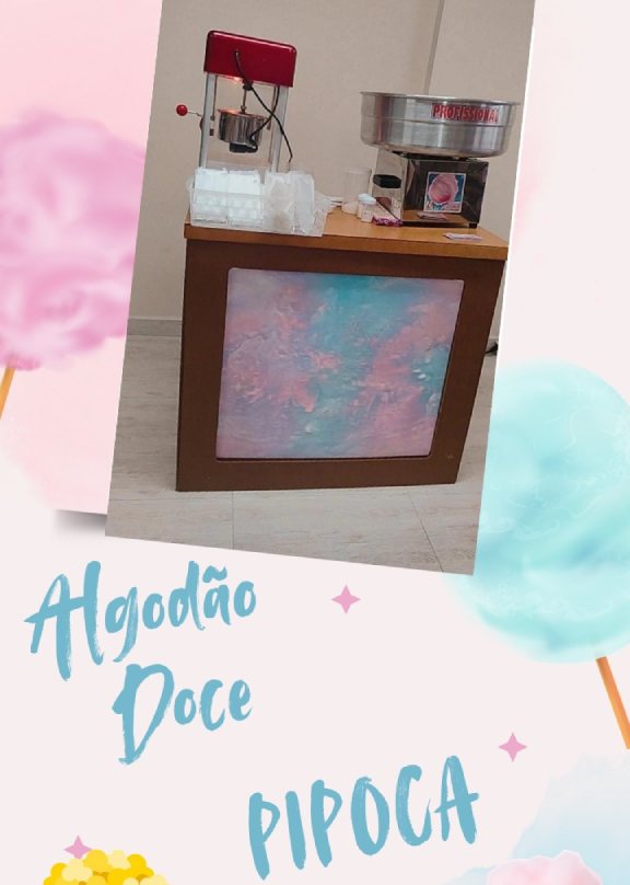 Barraquinha de Pipoca e Algodão Doce